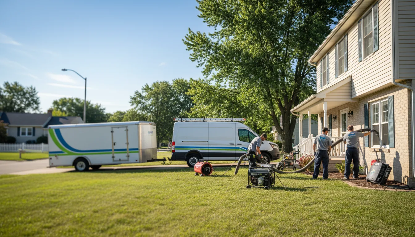 Flooded Basement Restoration And Cleanup With Repair in Steele City, NE near me